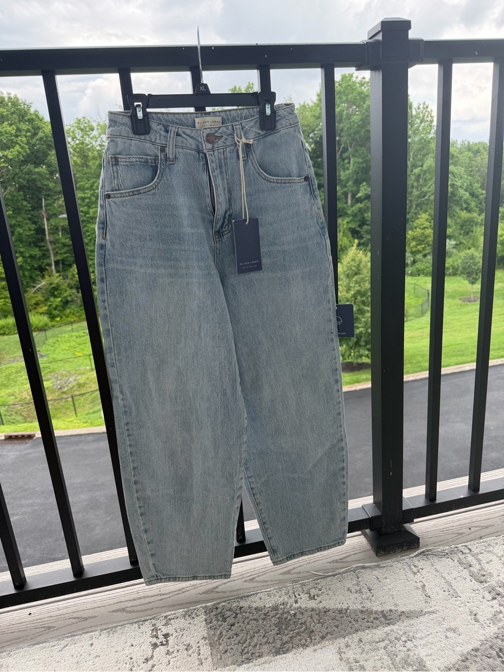 Oliver Logan Harlow Barrel-Leg Crop Women’s Jeans size 24